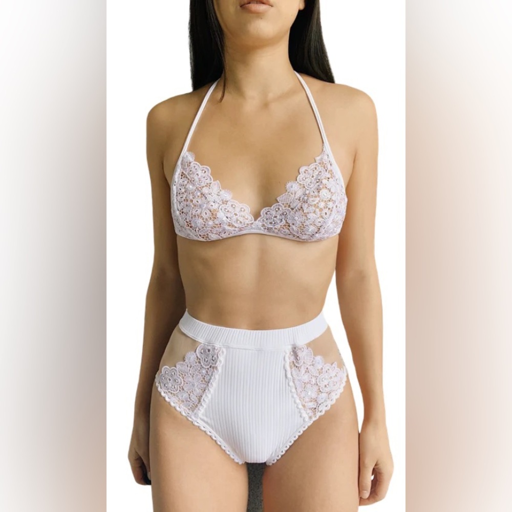 For Love and Lemons white bikini set